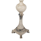 Sfesnic ceramica bej vintage 14x14x40 cm