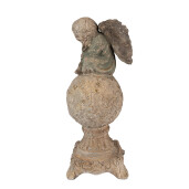 Figurina Inger ceramica verde maro 18x17x44 cm