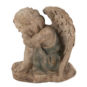 Figurina Inger ceramica verde maro 38x29x36 cm