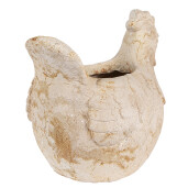 Ghiveci flori ceramica bej Gaina 31x20x27 cm