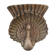 Ghiveci flori ceramica maro Paun 36x12x39 cm