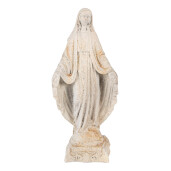 Figurina Fecioara Maria ceramica bej 17x12x41 cm
