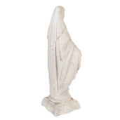 Figurina Fecioara Maria ceramica bej 17x12x41 cm