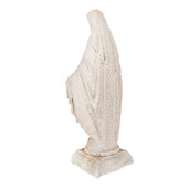 Figurina Fecioara Maria ceramica bej 17x12x41 cm