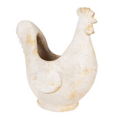 Ghiveci flori ceramica bej Gaina 36x18x35 cm