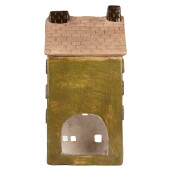 Candela Casuta Craciun ceramica multicolora 20x17x39 cm