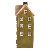 Candela Casuta Craciun ceramica multicolora 20x17x39 cm