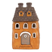 Candela Casuta Craciun ceramica multicolora 23x17x37 cm