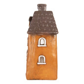 Candela Casuta Craciun ceramica multicolora 23x17x37 cm