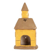Candela Casuta Craciun ceramica multicolora 23x17x43 cm