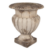 Ghiveci flori ceramica bej Ø 30x35 cm