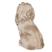 Figurina Leu ceramica bej 31x20x41 cm