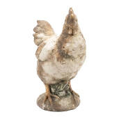 Figurina Gaina ceramica bej maro 34x18x44 cm