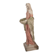 Figurina Fecioara Maria ceramica multicolora 16x16x44 cm