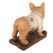 Figurina Catelus ceramica multicolora 39x20x35 cm