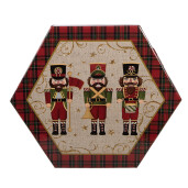 Set 14 globuri brad Craciun in cutie cadou Spargatorul de Nuci (14) 8x8x8 cm