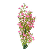 Buchet plante artificiale verzi roz 10x3x33 cm