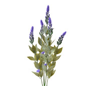 Buchet Lavanda artificiala verde mov 10x6x62 cm