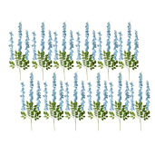 Set 12 flori artificiale albastre verzi (12) 30x12x110 cm