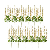 Set 12 flori artificiale galbene verzi (12) 30x12x110 cm