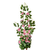 Floare artificiala roz verde 25x15x87 cm