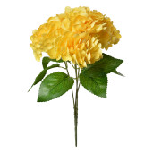 Hortensie artificiala galbena verde 23x23x45 cm