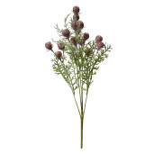 Floare artificiala violet verde 16x16x47 cm