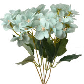 Buchet flori artificiale verzi 16x12x30 cm