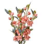 Floare artificiala roz verde 10x10x51 cm