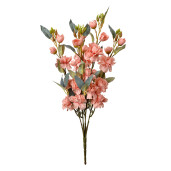 Floare artificiala roz verde 10x10x51 cm