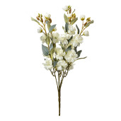 Floare artificiala alba verde 10x10x51 cm