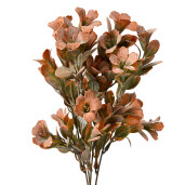 Buchet flori artificiale portocalii verzi 8x8x35 cm