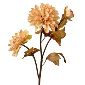 Floare artificiala bej maro 10x10x66 cm