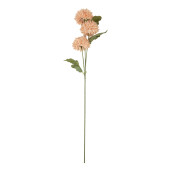 Floare artificiala roz piersica verde 10x8x64 cm