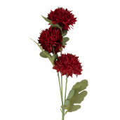 Floare artificiala rosie verde 10x8x64 cm
