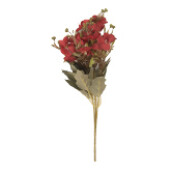 Buchet flori artificiale rosii verzi 10x10x32 cm