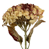 Hortensie artificiala roz verde 15x15x47 cm