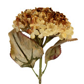 Hortensie artificiala verde galbena 15x15x47 cm