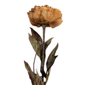 Floare artificiala galbena verde 10x10x65 cm