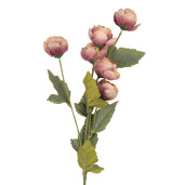 Flori artificiale roz verzi 10x10x63 cm