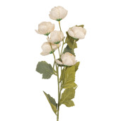 Flori artificiale albe verzi 10x10x63 cm