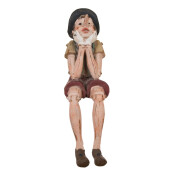 Figurina Pinochio polirasina multicolora 14x8x29 cm