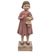 Figurina Fetita polirasina multicolora 10x8x28 cm