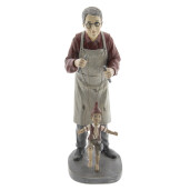 Figurina Pinochio si Gepeto polirasina multicolora 16x14x36 cm