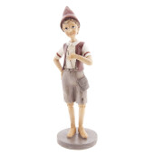 Figurina Pinochio polirasina multicolora 11x9x30 cm