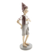 Figurina Pinochio polirasina multicolora 11x9x30 cm