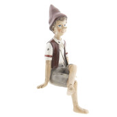 Figurina Pinochio polirasina multicolora 13x12x23 cm