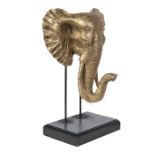 Figurina Elefant polirasina aurie neagra 42x30x56 cm