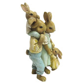 Figurine Iepurasi Paste din polirasina 8x6x15 cm