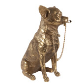 Figurina Catelus polirasina aurie 13x9x18 cm